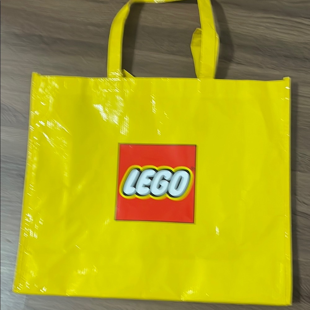 Lego large Yellow Tote Size 20” X 30” NWOT